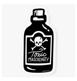 Toxic Masculinity Poison Bottle Sticker