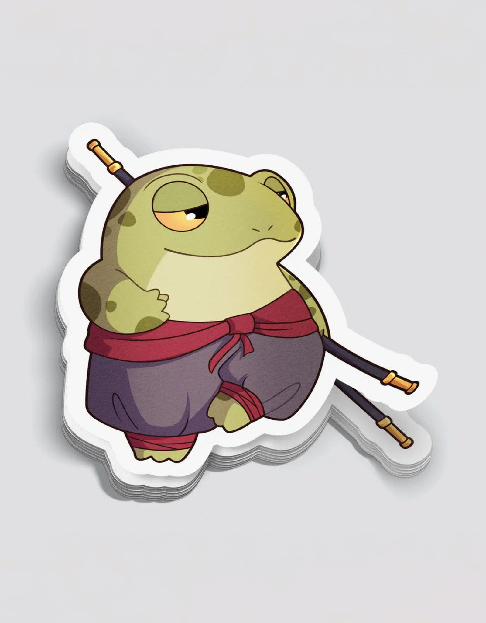 Frog Monk Sticker