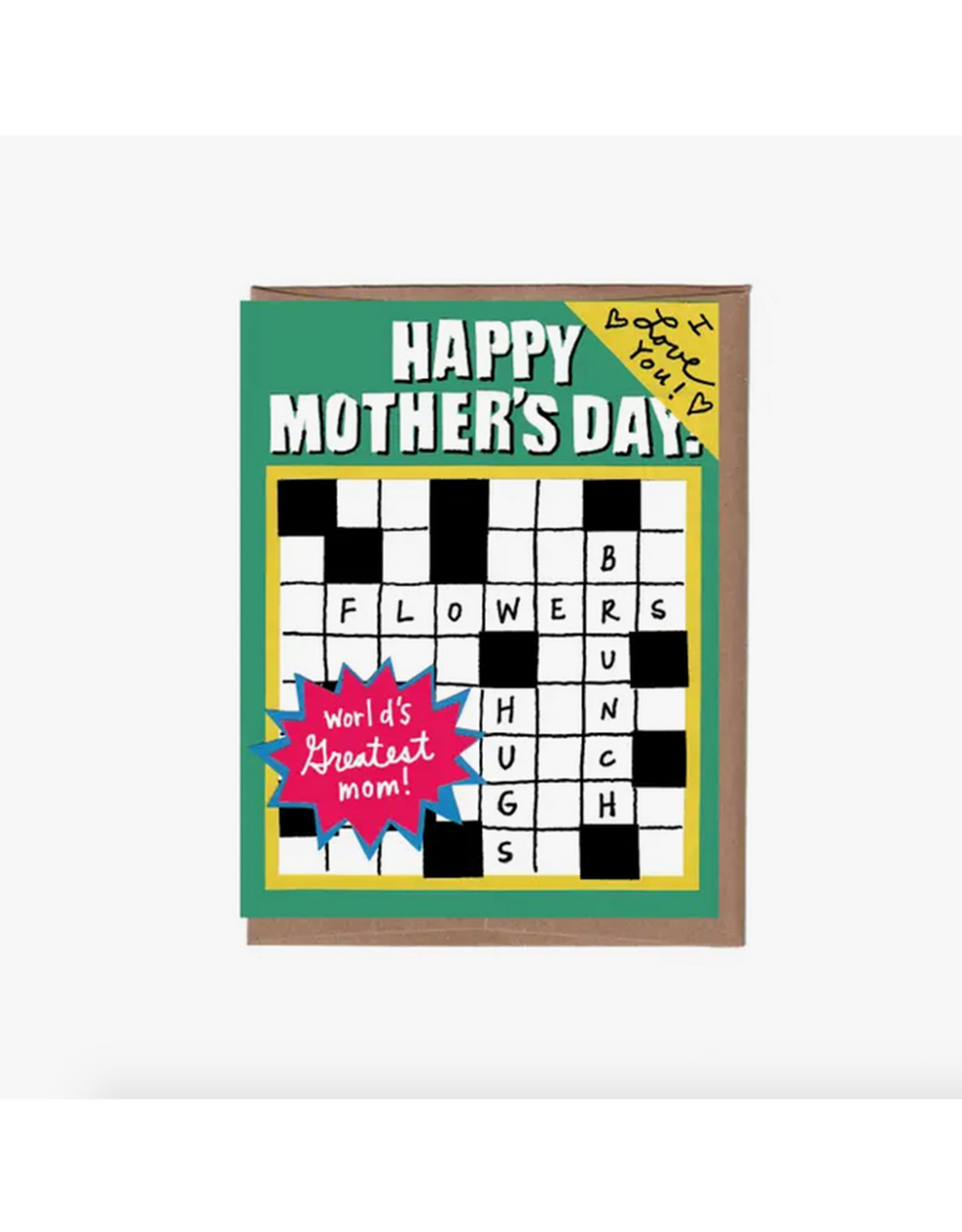 Puzzle Book Mother's Day Greeting Card
