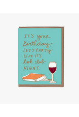 Scratch & Sniff Book Club Birthday Greeting Card