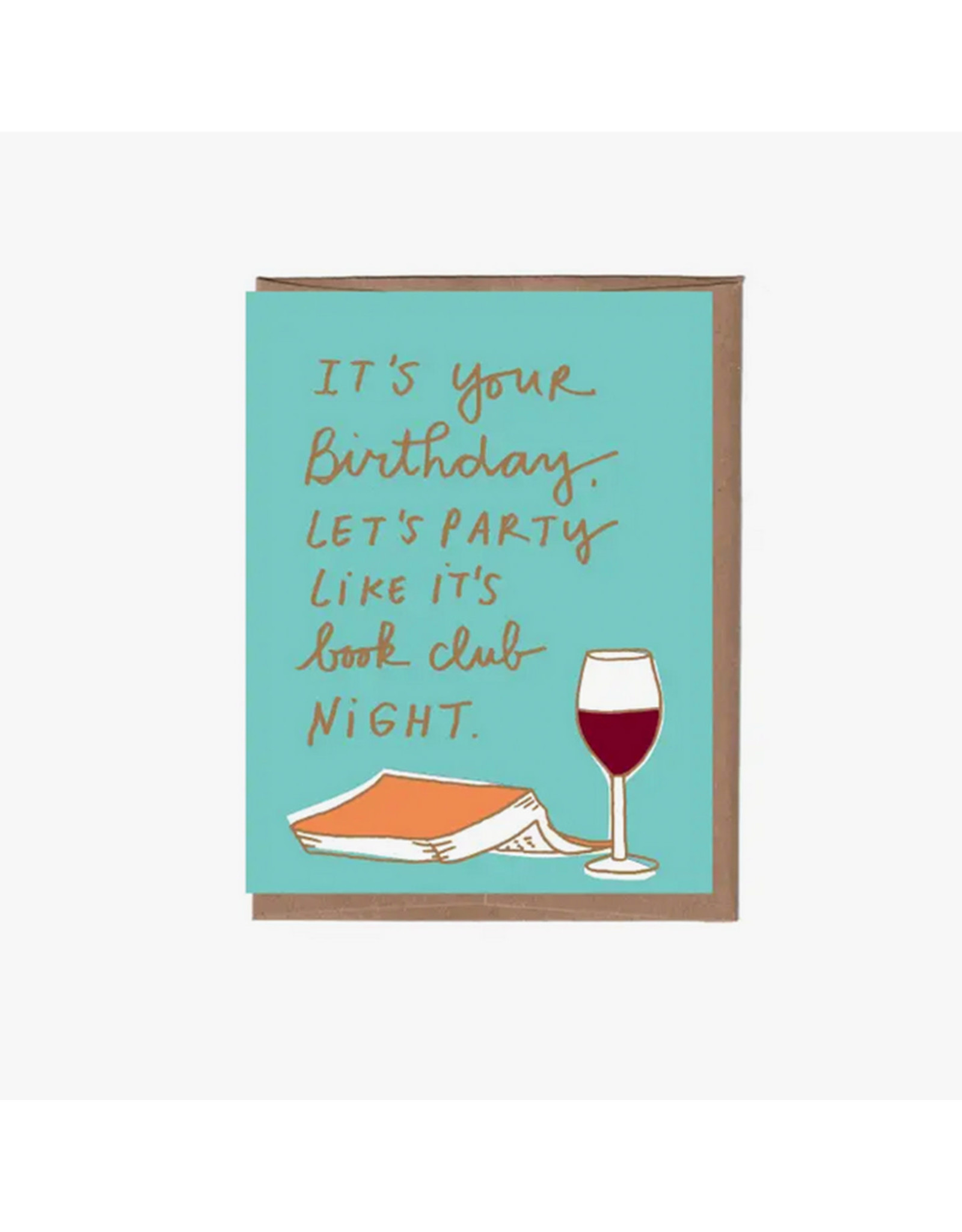 Scratch & Sniff Book Club Birthday Greeting Card
