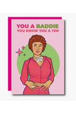 You A Baddie Ice Spice Greeting Card