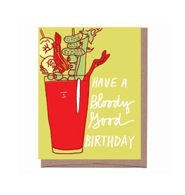 Scratch n Sniff Bloody Mary Birthday Greeting Card