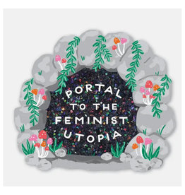 Feminist Utopia Glitter Sticker