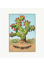 Lucca Paperworks Happy Birthday Prickly Pear Greeting Card