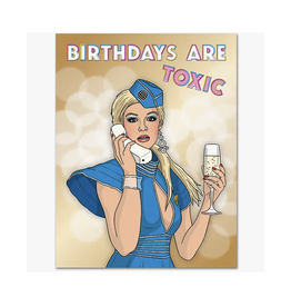 Birthdays Are Toxic Britney Spears Greeting Card