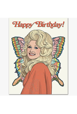 Happy Birthday Dolly Butterfly Greeting Card