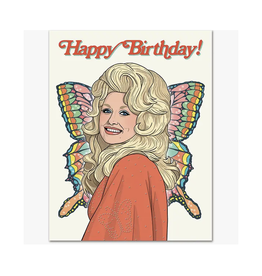 Happy Birthday Dolly Butterfly Greeting Card