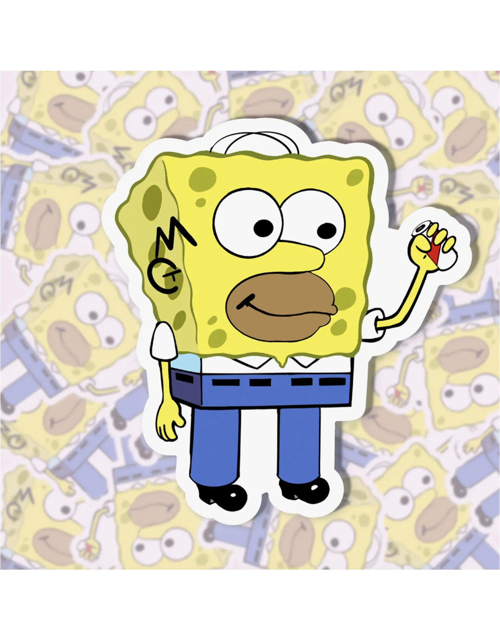 Homer Squarepants Sticker