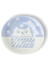Oval Cat and Fish Plate 6.25"