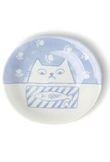 Oval Cat Plate 6.25"
