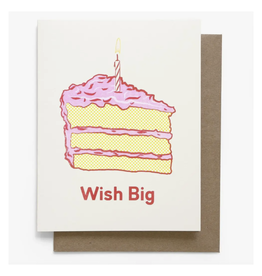 Wish Big Birthday Cake Greeting Card