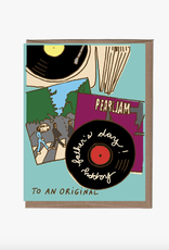 Father's Day Vinyl Greeting Card