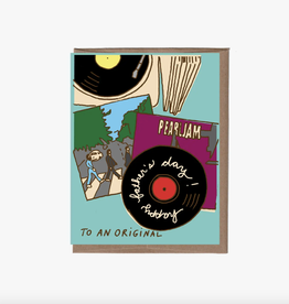 Father's Day Vinyl Greeting Card