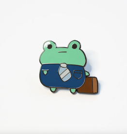 Bizness Frog Enamel Pin