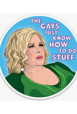 Jennifer Coolidge Gays Do Stuff Sticker