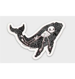 Whale Skeleton Sticker