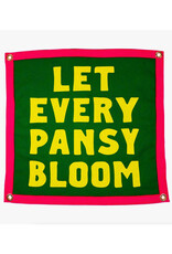 Let Every Pansy Bloom Camp Flag