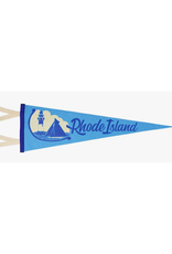 Rhode Island Vintage Inspired Pennant