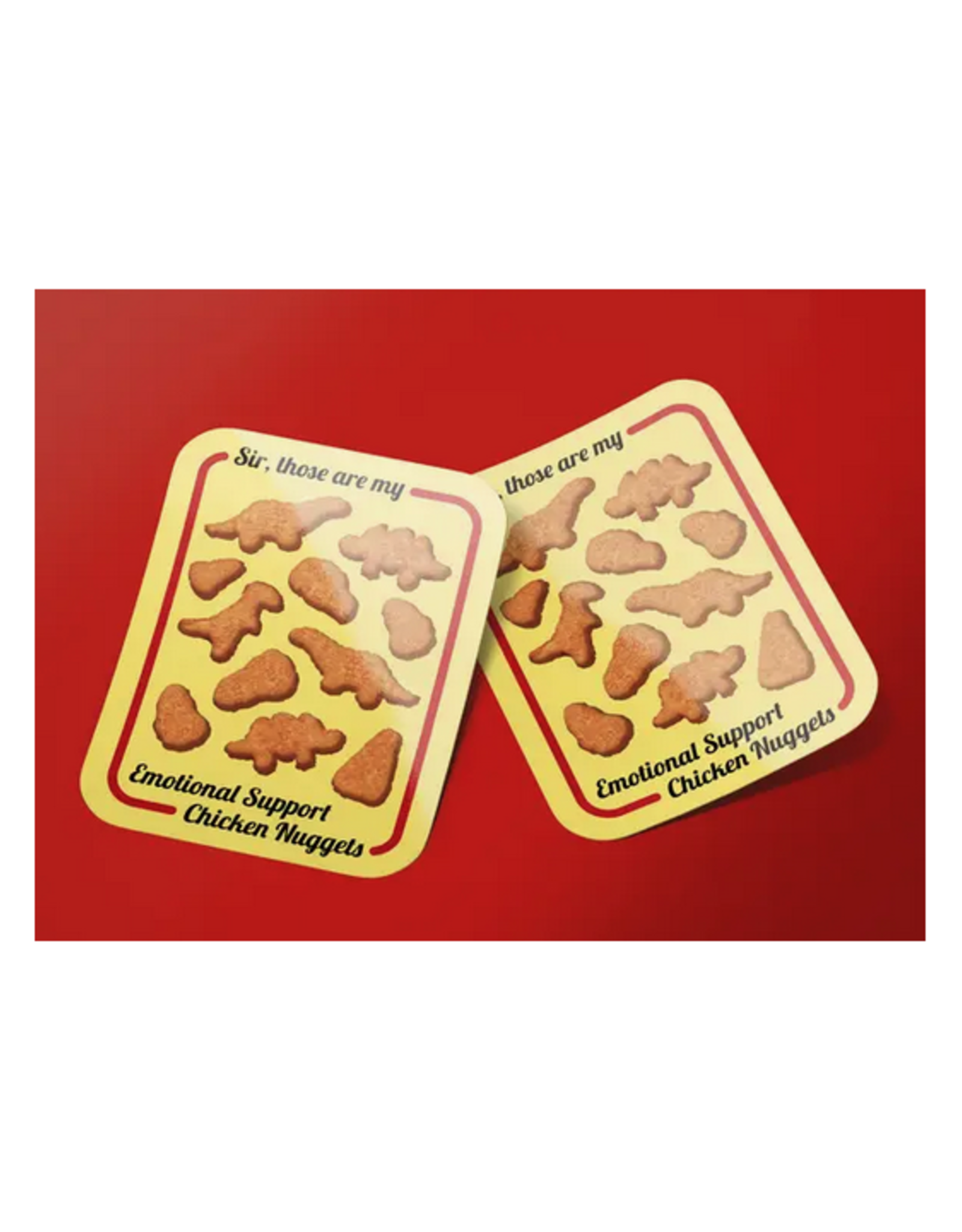 Emotional Support Nuggets Sticker