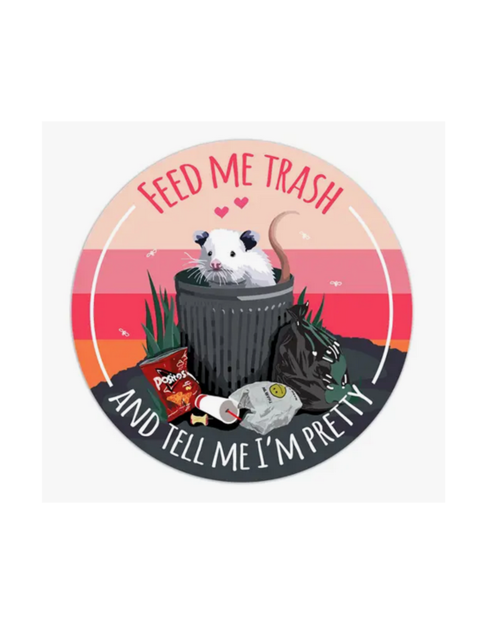 Feed Me Trash Opossum Sticker