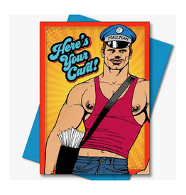 Here's Your Mail Tom of Finland Greeting Card