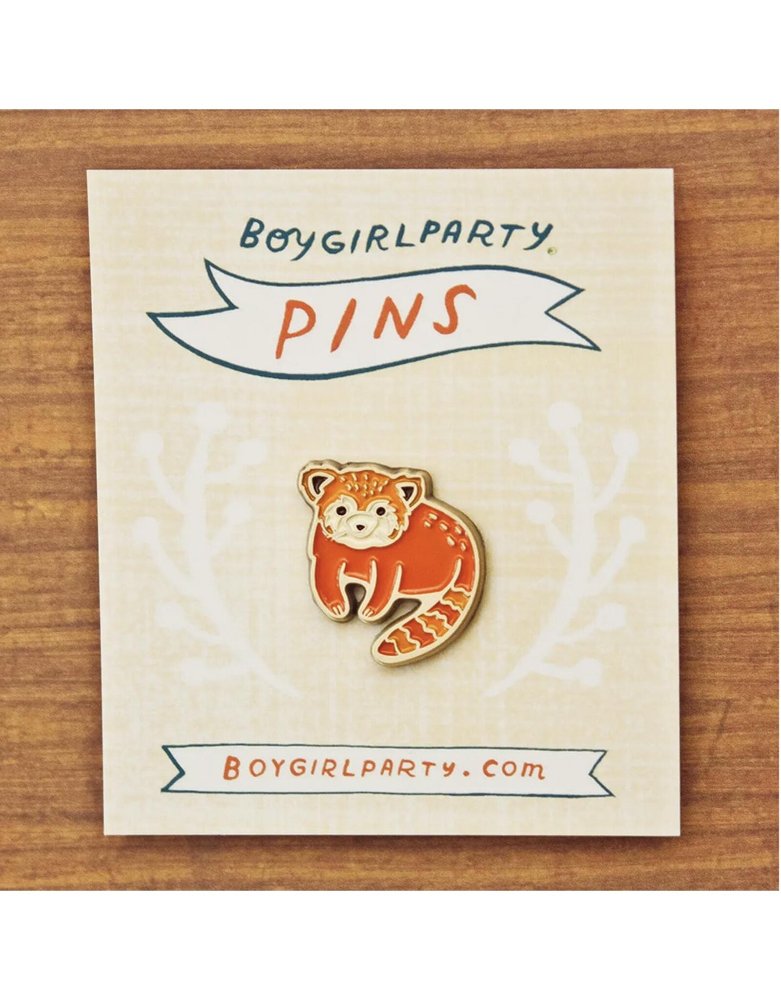 Cute Red Panda Enamel Pin