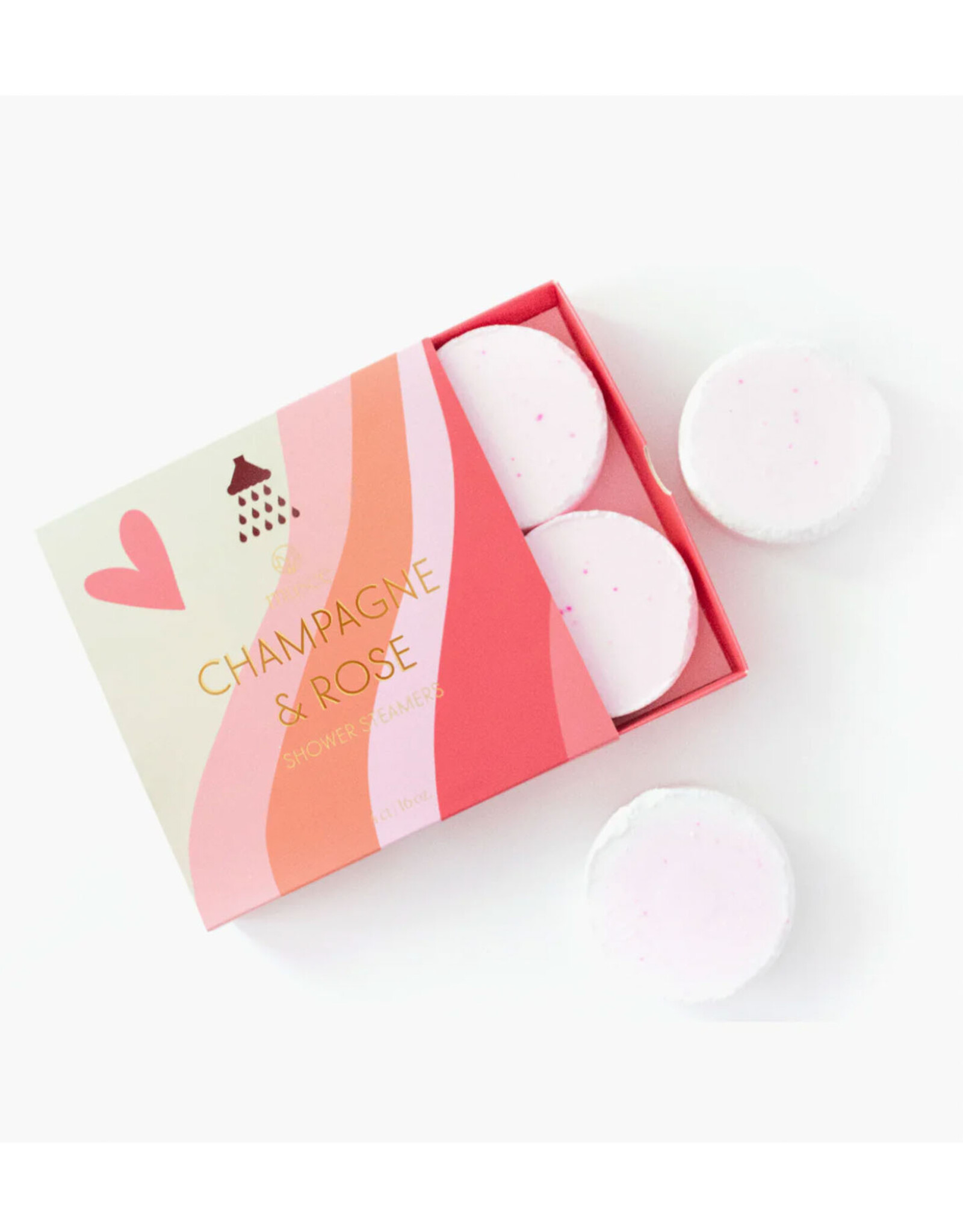 Champagne & Rose Shower Steamers