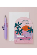 And So the Adventure Begins Greeting Card