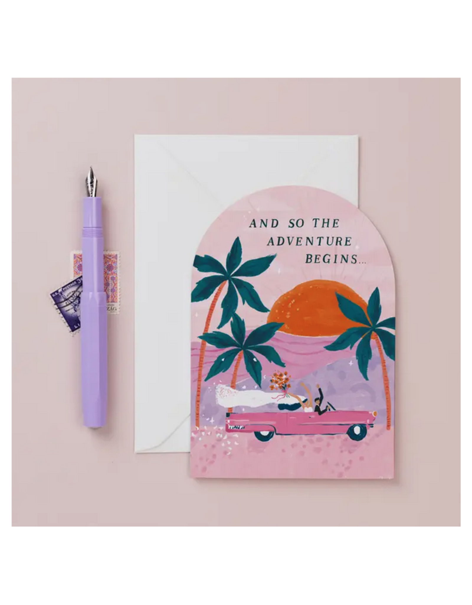 And So the Adventure Begins Greeting Card