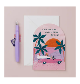 And So the Adventure Begins Greeting Card