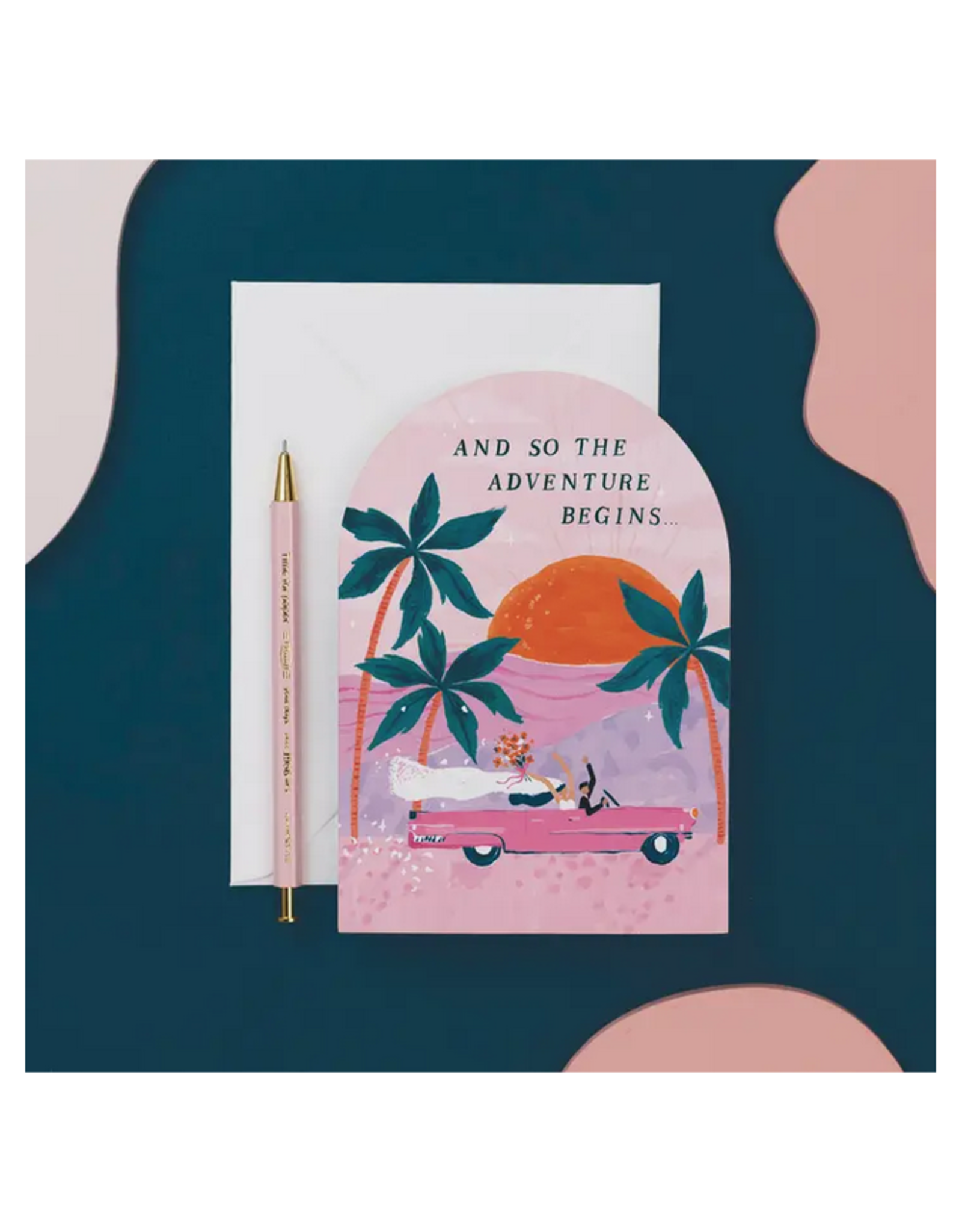 And So the Adventure Begins Greeting Card