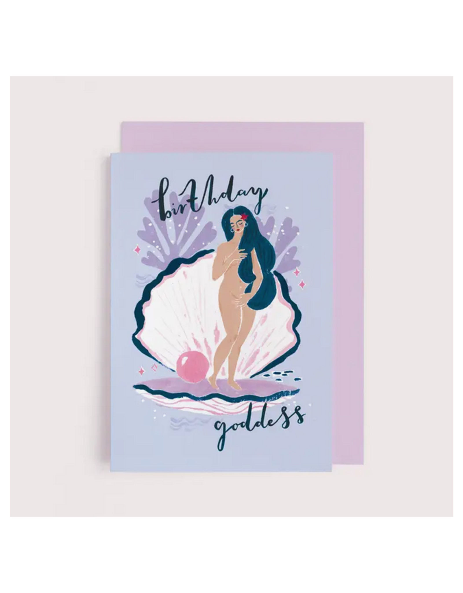Birthday Goddess Greeting Card