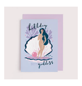 Birthday Goddess Greeting Card