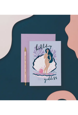 Birthday Goddess Greeting Card
