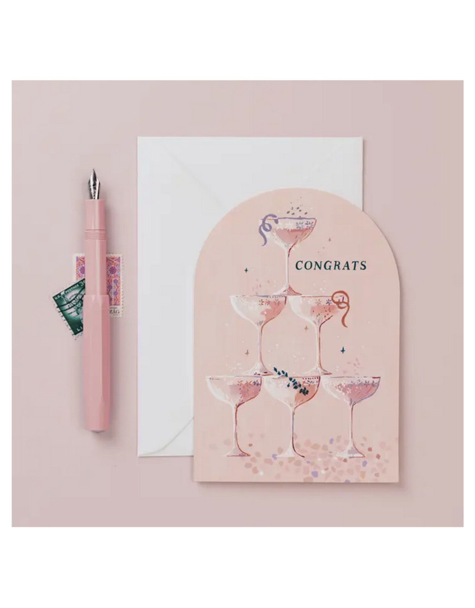 Champagne Congrats Greeting Card