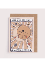 You Are My Sun, Moon, & Stars Tarot Greeting Card