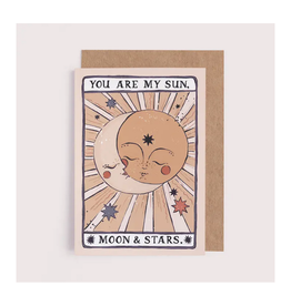 You Are My Sun, Moon, & Stars Tarot Greeting Card