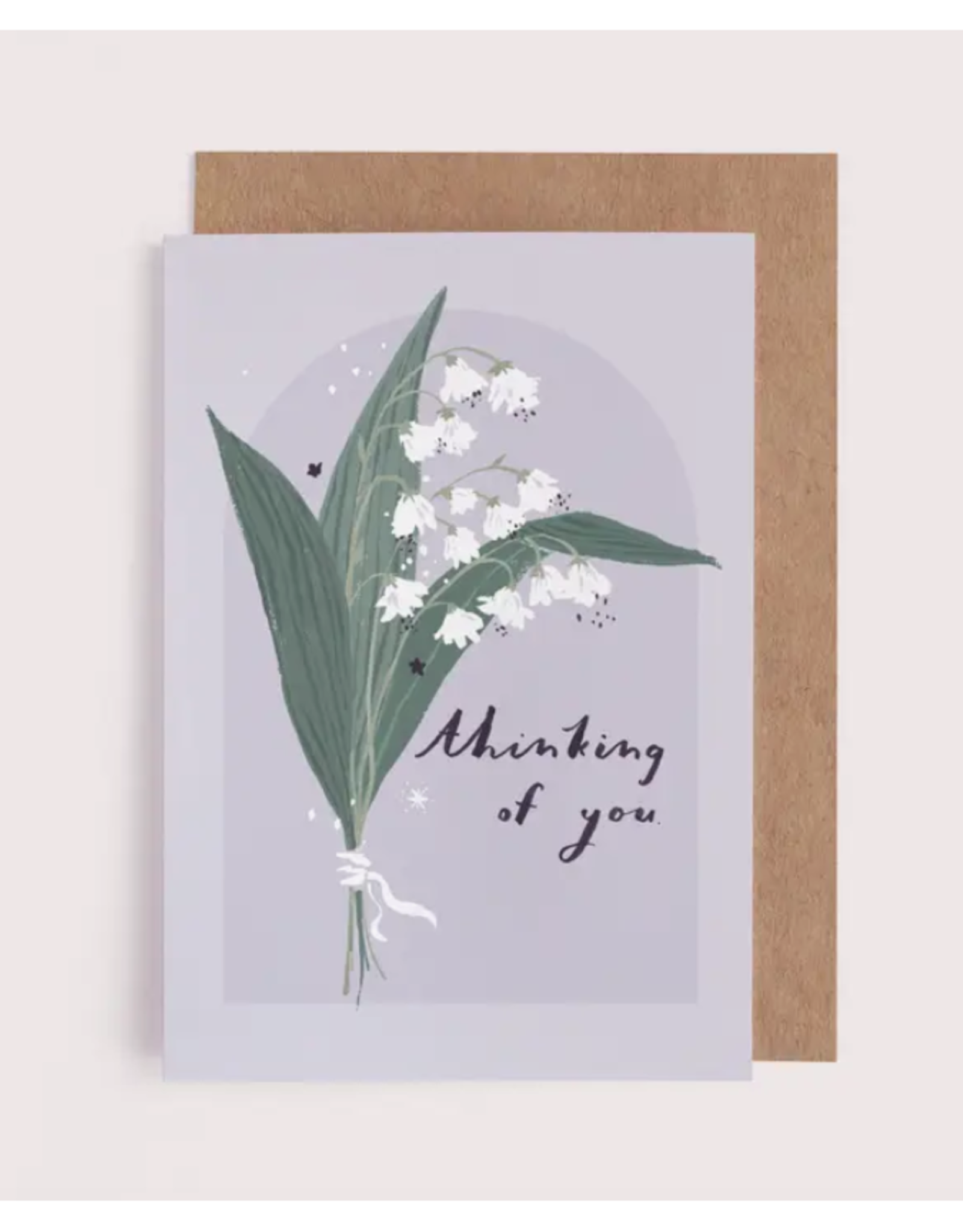Thinking Of You Lily of the Valley Greeting Card