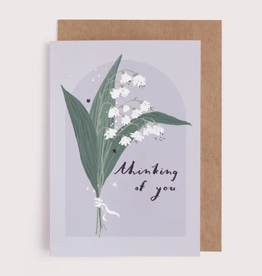 Thinking Of You Lily of the Valley Greeting Card