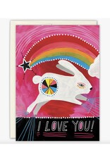 Bunny I Love You Birthday Greeting Card