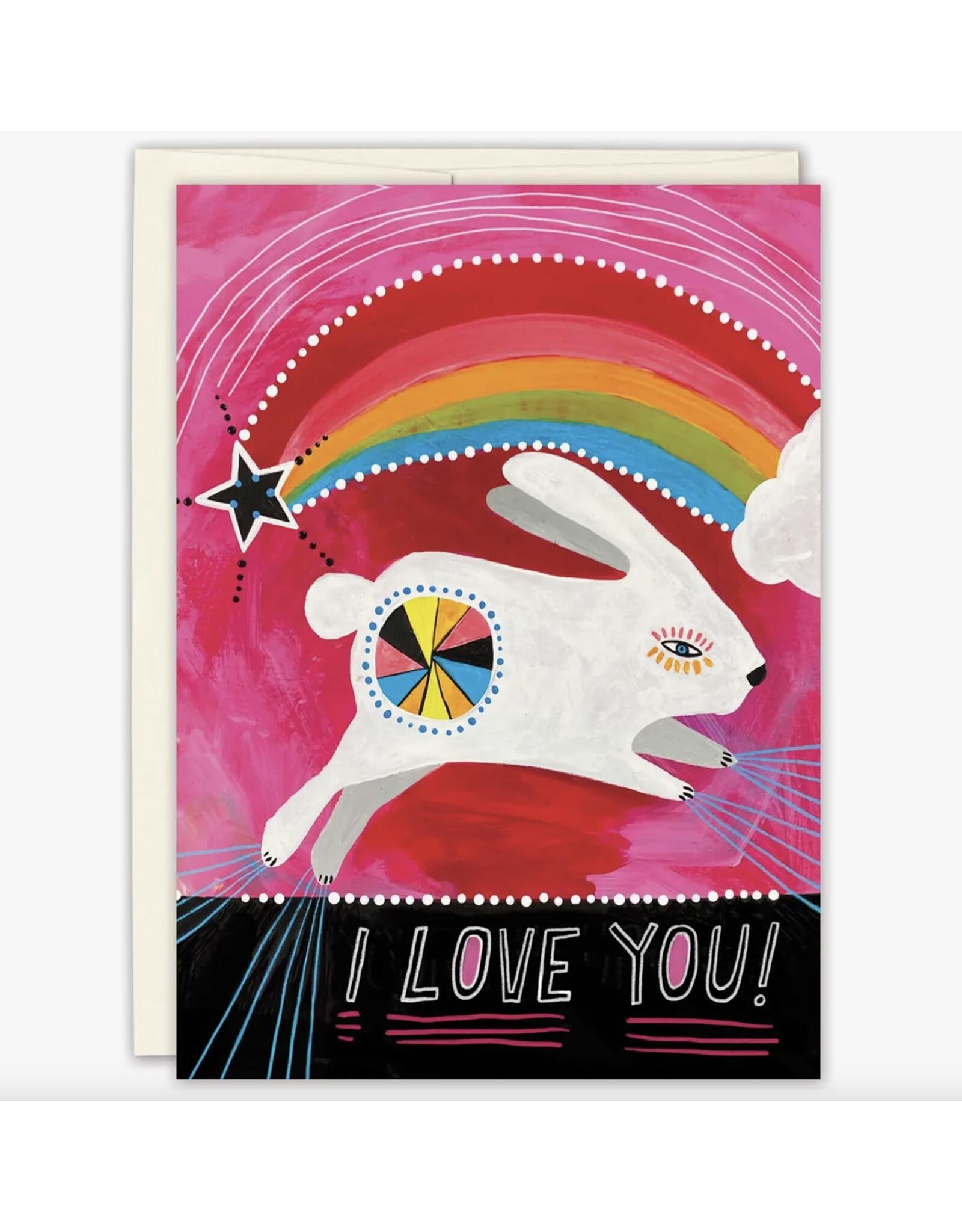 Bunny I Love You Birthday Greeting Card