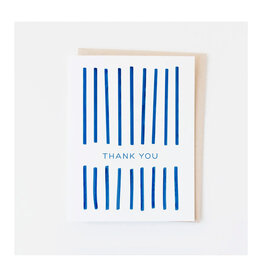 Linear Thank You Greeting Card