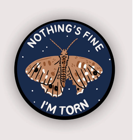 I'm Torn Moth Vinyl Sticker