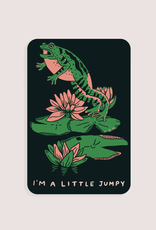Jumpy Frog Vinyl Sticker
