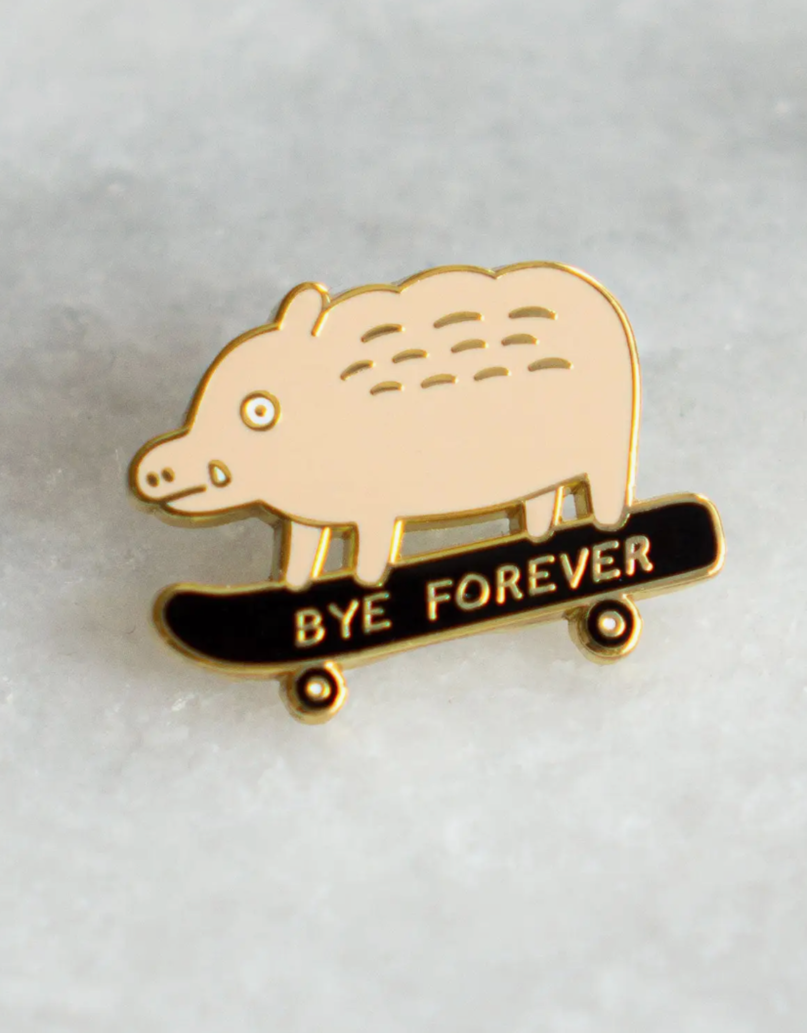 Bye Forever Boar Pin