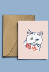 Lil Shit Cat Greeting Card