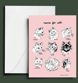 Names for Cats Greeting Card