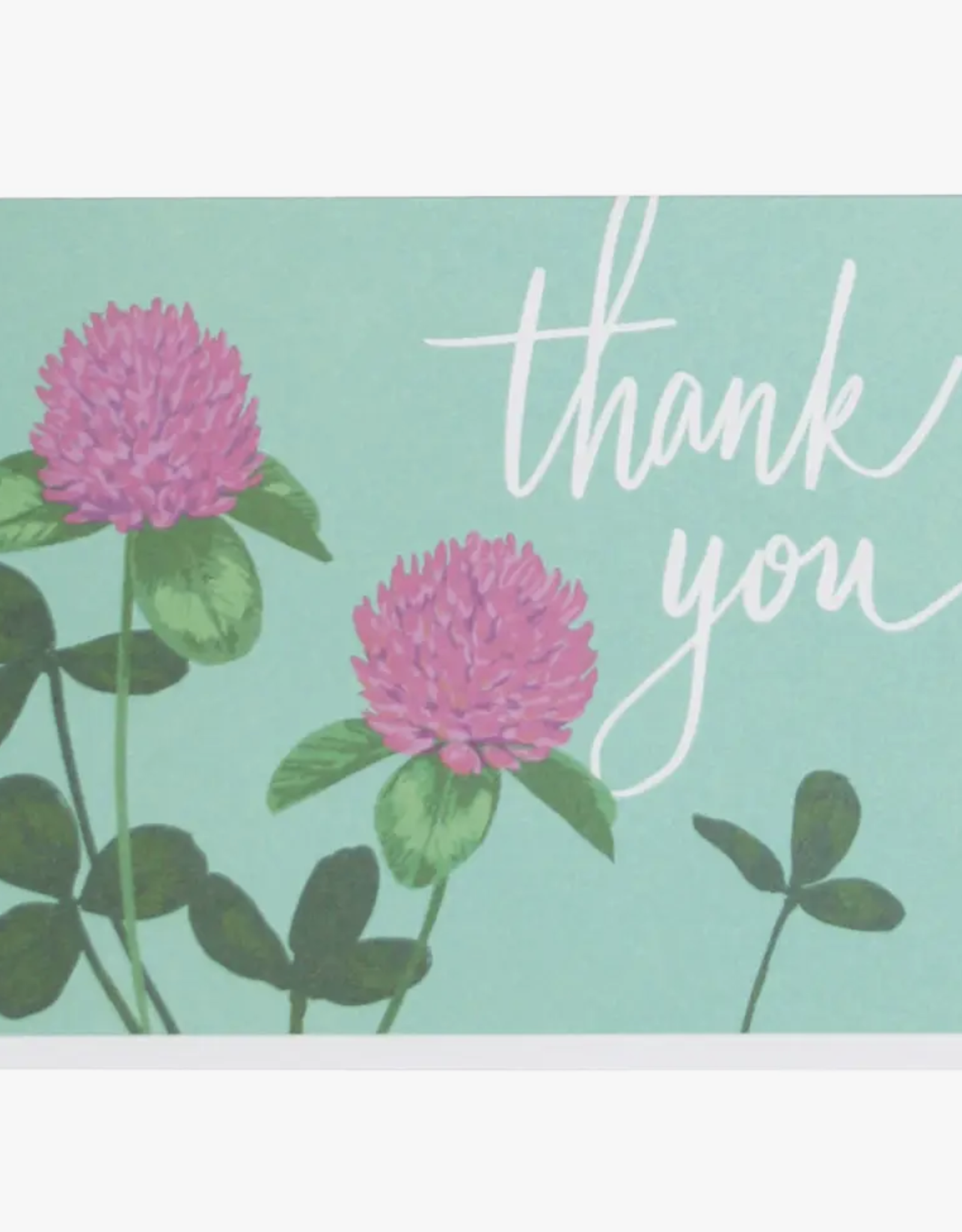 Clover Thank You Greeting Card