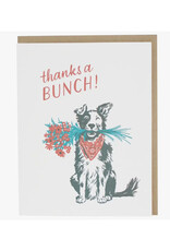 Border Collie Thank You Greeting Card
